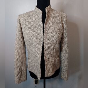 Jones New York Signature Mixed Greys Blazer Size 4P